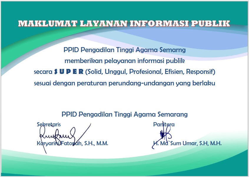 maklumat pelayanan informasi publik